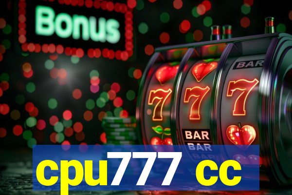 cpu777 cc